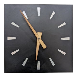 Mid-Century Modern Electric Wall Clock For Sale
