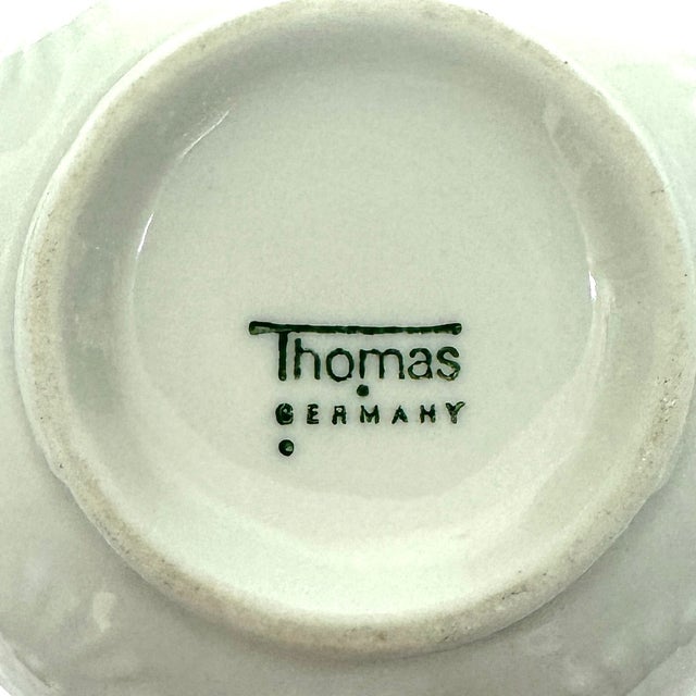 White Textured Ceramic Mid-Century Vase Curation, Made in Germany - Group of 5 For Sale - Image 13 of 18