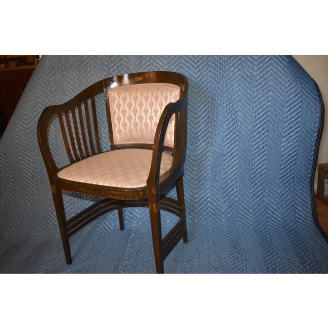 Maple Joseph Maria Olbrich arm chair, Olbrich was one of the founders of Secessionist movement in Vienna and was architect...