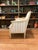 Perfect for a kids room or as an accent chair. This is a smaller scale chair. Has an embroidered style fabric circa 80s...