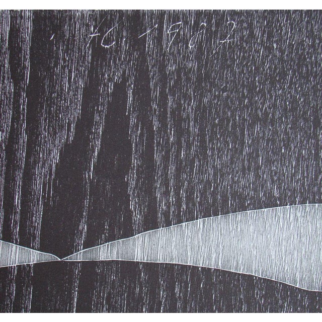 Franz Eggenschwiler, Lichtung II, 1992, Original Woodcut For Sale - Image 10 of 15