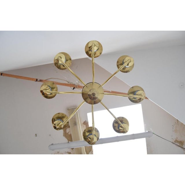 Mid-Century Chandelier by Kamenicky Senov, Czechoslovakia, 1970s For Sale - Image 6 of 15