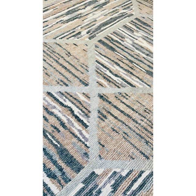 Beige Modern Nepalese Jute Haze Tamarian Rug For Sale - Image 8 of 8
