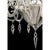 Early 21st Century Imperial Transparent Rigadin Murano Glass Chandelier by Simoeng for Simoeng For Sale - Image 5 of 6