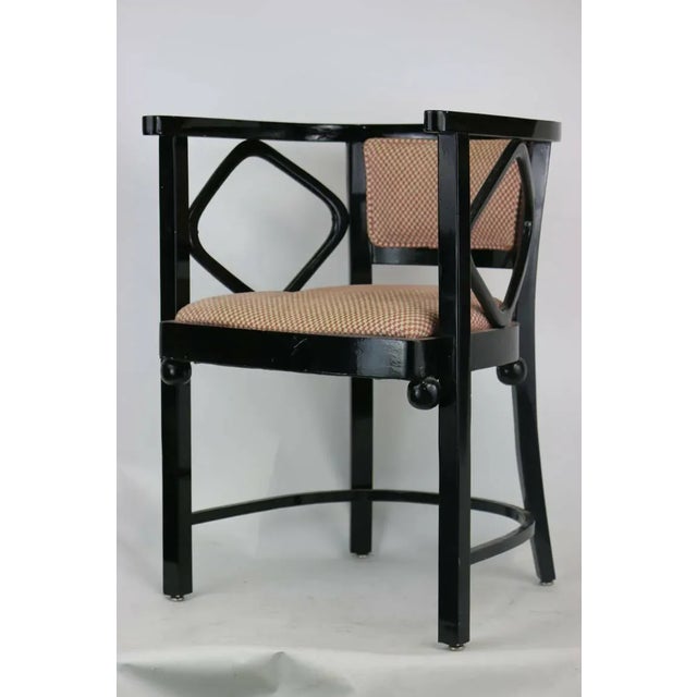 1960s Mid Century Modern 1960s Joseph Hoffman Fledermaus Style Chairs - a Pair For Sale - Image 5 of 7