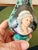 Teal Antique D&c Limoges France Portrait Creamer | Delinieres & Co Porcelain | 1894–1900 Hand Painted Portrait Pitcher Creamer For Sale - Image 8 of 10