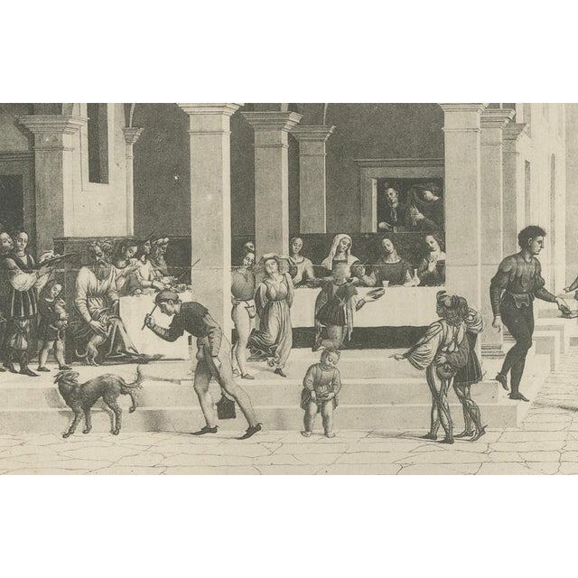 Black After Max Tilke, Italian Renaissance Street Scenes, Engravings, 1880s, Set of 2 For Sale - Image 8 of 11