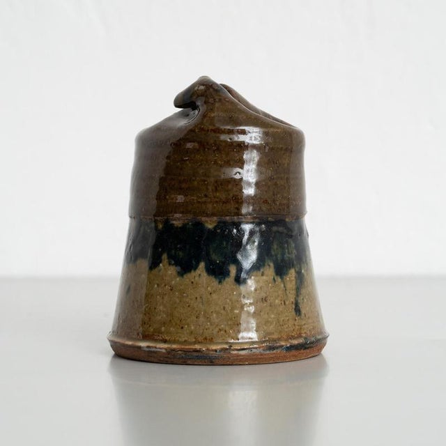 Vintage German Ceramic Vase, 1974 For Sale - Image 6 of 13