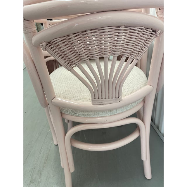 1960s Hollywood Regency Honeymoon Table Set in Georgia Pink Lacquer – Semi-Gloss Finish For Sale - Image 11 of 11