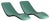 Set of Fiberglass Sunbeds by Charles Zublena For Sale