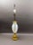 Mid 20th Century Mid 20th Century French Gold Ormolu Gilt Bronze Opaline Opalescent Glass Table Lamp For Sale - Image 5 of 8