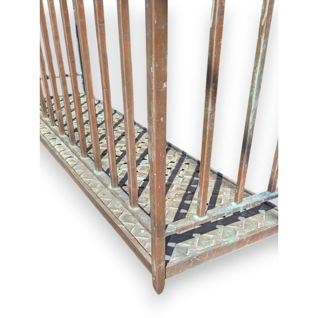 Custom Forged Bronze Balcony For Sale - Image 4 of 7