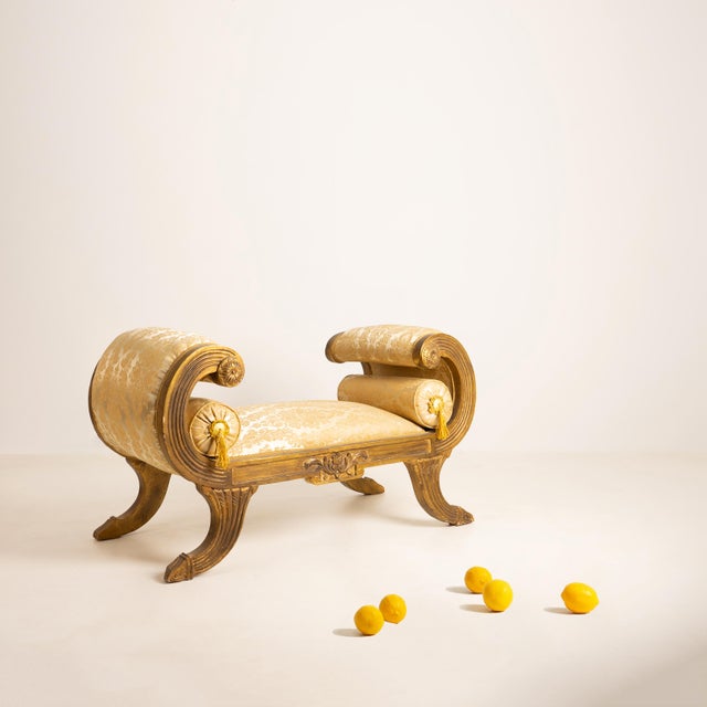 Baroque Bench Romain, France, Late 18th Century For Sale - Image 4 of 11