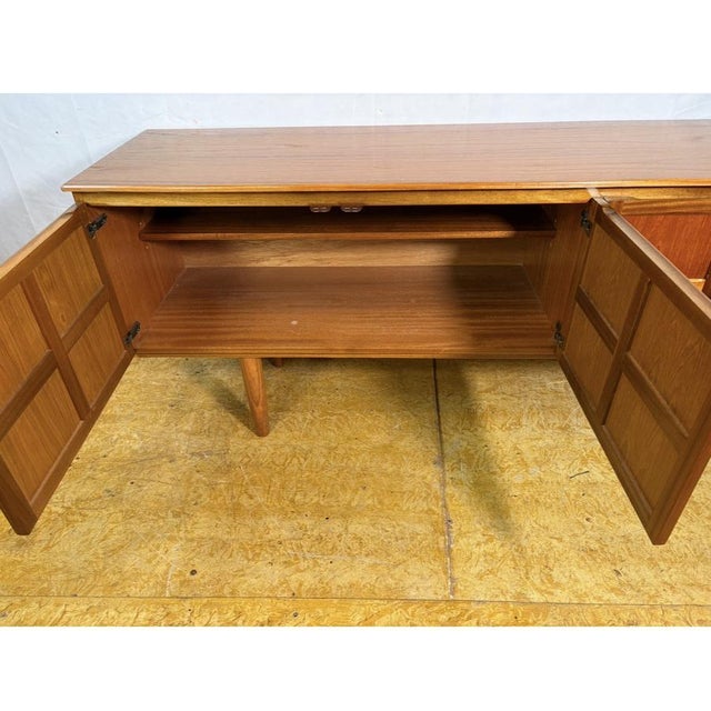 Wood Mid-Century Modern Teak Sideboard from Nathan, 1960 For Sale - Image 7 of 11