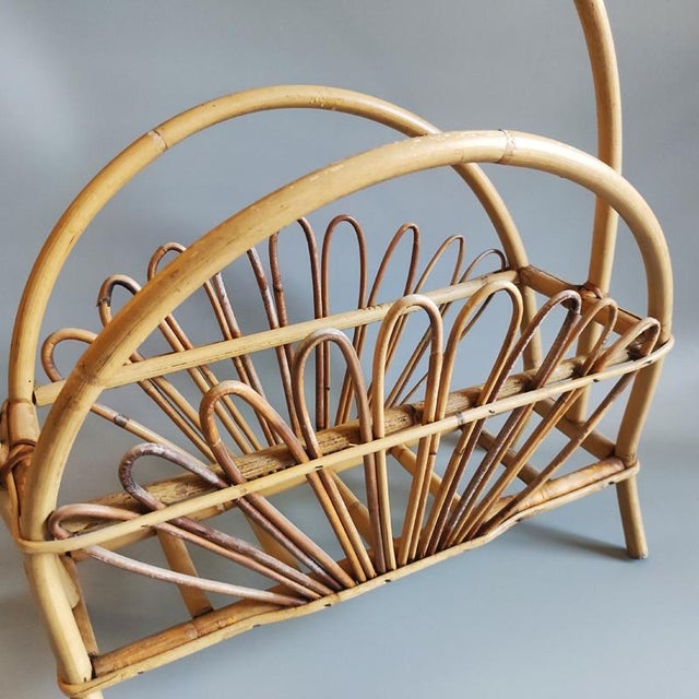 1960s Italian Magazine Rack by Franco Albini, 1960s For Sale - Image 5 of 10