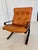 Vintage Scandinavian Cognac Lounge Chair by Oddvin Rykken For Sale - Image 13 of 15