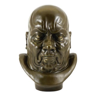 Neoclassical Style Bust, 18th Century, Bronze For Sale