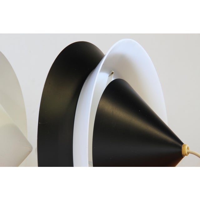 Vintage Danish Pendant Lamps by Bent Bille for Fog & Morup, Denmark, 1950s, Set of 2 For Sale - Image 15 of 18