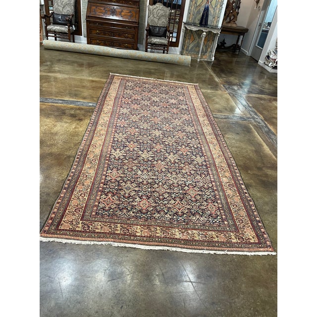 1990s Handwoven Persian Rug Malayer Design - 6'2" X 13'3" For Sale - Image 4 of 10