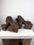Brown Antique Renaissance Revival Italian Hand-Carved Wooden Lions, 1890s, Set of 2 For Sale - Image 8 of 18