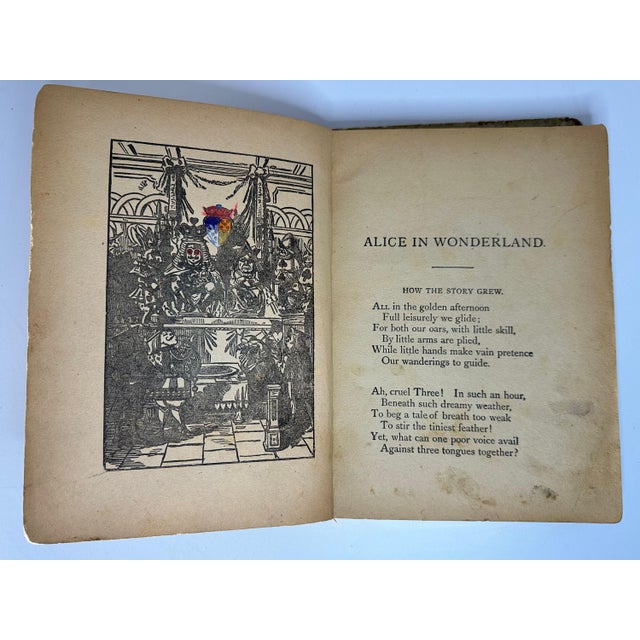 Antique Alice in Wonderland Book: Illustrated 1800s Edition For Sale - Image 6 of 10