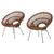 Rattan Chairs by Janine Abraham & Dirk Jan Rol for Rougier, France, 1956, Set of 2 For Sale - Image 15 of 15