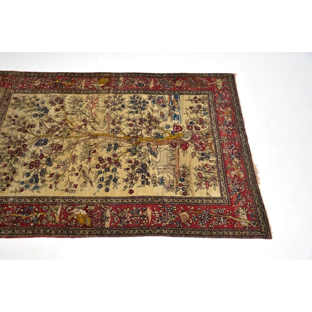Antique Turkish Rug in Textile, 1890 For Sale - Image 4 of 11