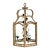 Vintage Iron and Glass Ivy Lantern For Sale