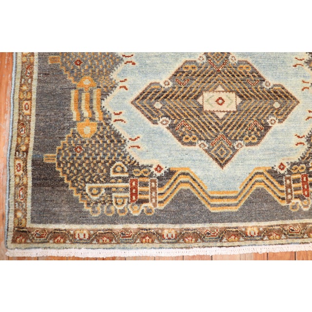 Antique Persian Senneh Early 20th Century Rug - 1'11" x 2'8" For Sale In New York - Image 6 of 11