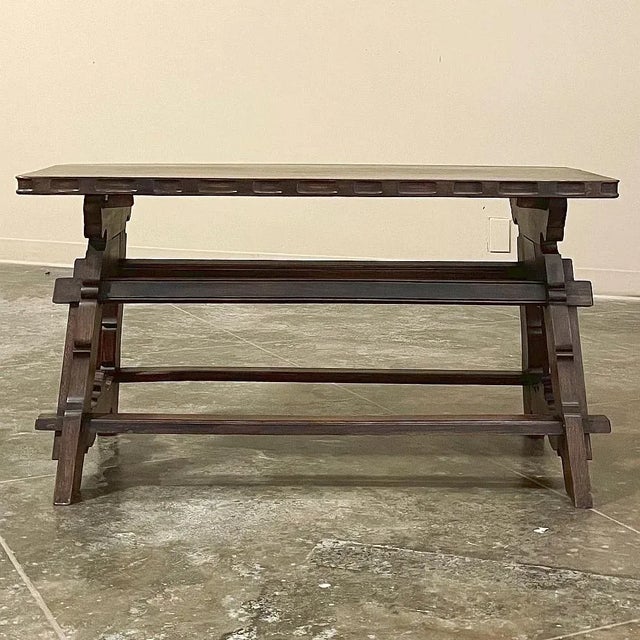 Antique Rustic Spanish Coffee Table For Sale In Dallas - Image 6 of 13
