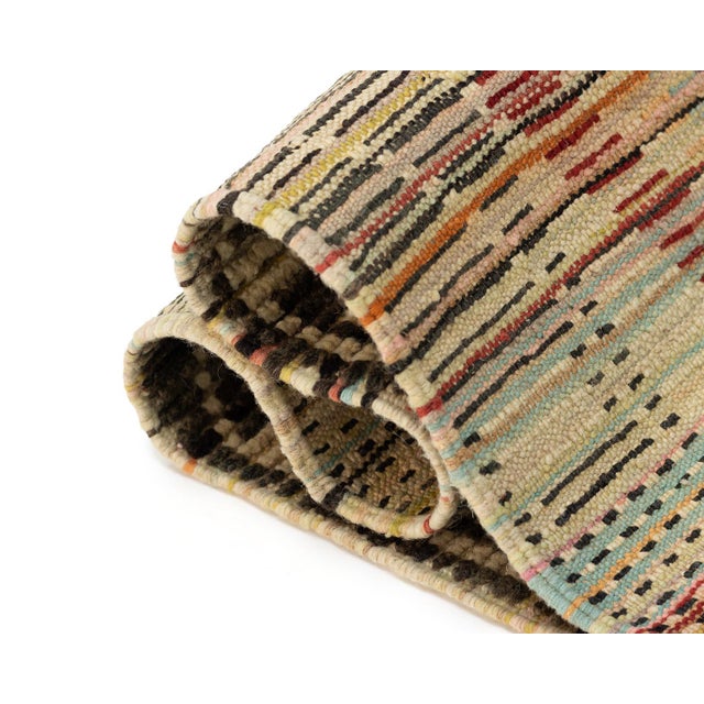 Hand-Knotted Wool Premium Rug by Azele Studio For Sale - Image 6 of 11
