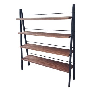 Italian Teak Bookcase, 1960s For Sale