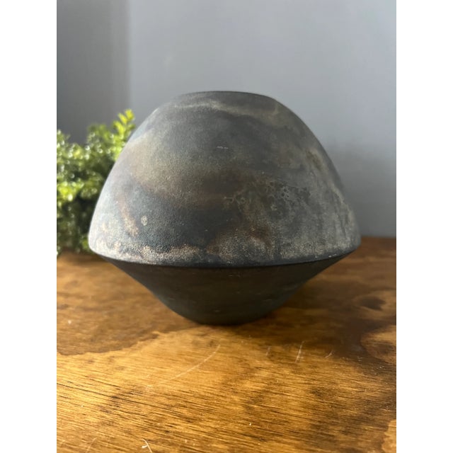 Contemporary Signed Stephen Gamza Organic Modern Designer Vase For Sale - Image 3 of 12