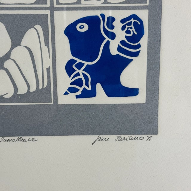 Jean Sariano Signed, Numbered & Dedicated Artist Proof Relief Print Artwork Depicting 12 Whimsical Characters For Sale In New York - Image 6 of 9