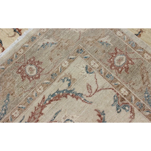 2000 - 2009 Afghanistan Rug by Keivan Woven Arts in Muted Earthy Tones For Sale - Image 5 of 11