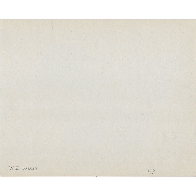 1943 study of cats and dog by William E. Wood, a Devon artist in England. Signed and dated on the back. Combined shipping...