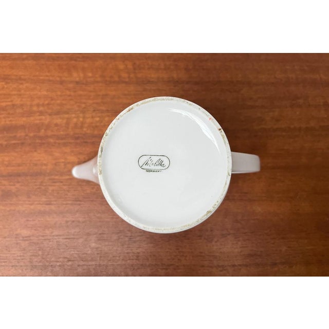 Mid-Century German Ceramic Tea or Coffee Pot Series Hamburg Form 20 Decor Blumenspiel by Lieselotte Kantner for Melitta, 1960s For Sale - Image 15 of 18