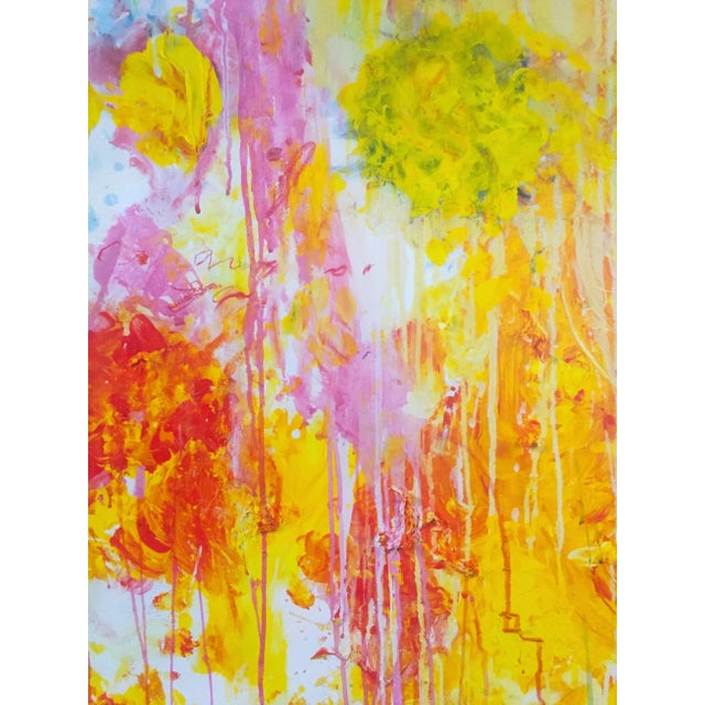 Cy Twombly Foundation " in Beauty It Is Finished " Abstract Expressionist Lithograph Print Large Exhibition Poster For Sale In Kansas City - Image 6 of 12