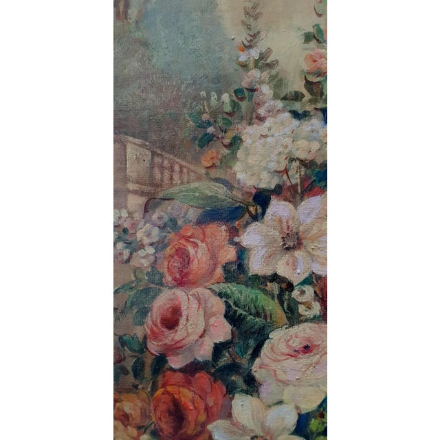 Contemporary Vittorio Landi, Still Life of Flowers, Neapolitan School, Oil on Canvas, Framed For Sale - Image 3 of 8