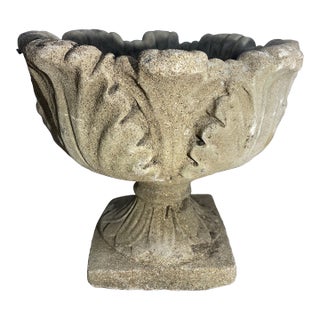 Early 19th C English Neoclassical Style Garden Urn For Sale