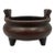 Vintage Heavy Bronze Incense Burner - Three-Legged Censer For Sale