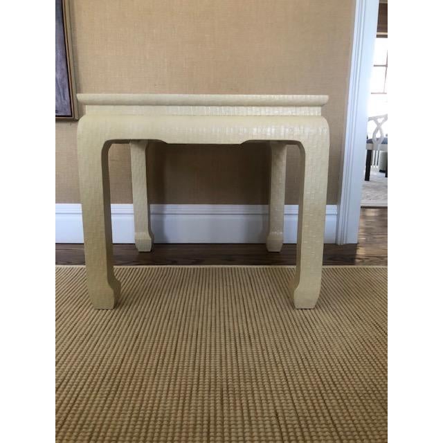 Chinoiserie 1960s Baker Chinoiserie Mid Century Side Table For Sale - Image 3 of 7