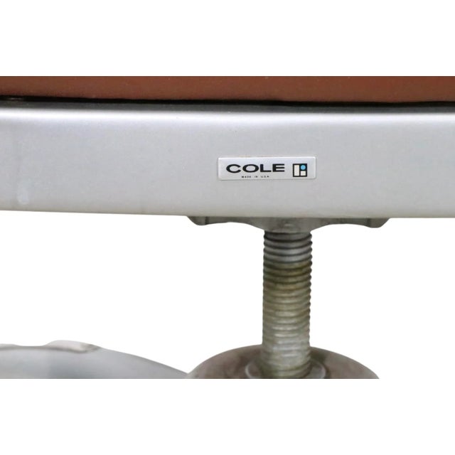 Industrial Mid 20th Century Swivel Tilt Office Desk Chair by Cole For Sale In New York - Image 6 of 13