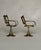 Metal Vintage English Traditional Miniature Solid Brass Chairs, a Pair For Sale - Image 7 of 11