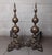 Antique Fireplace Andirons with Brass Cherubs, Italy, Early 1900s, Set of 2 For Sale - Image 15 of 15