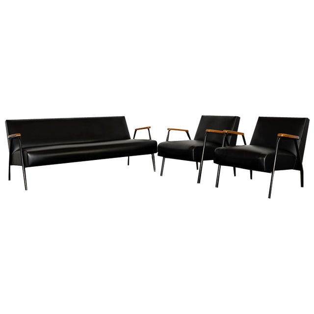 Rio Lounge Set by Pierre Guariche for Meurop, 1960s, Set of 3 For Sale