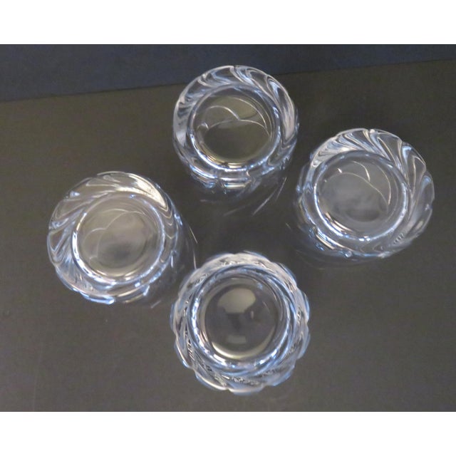 Vintage Mikasa Cut Crystal Olympus Lowball Glasses - Set of 4 For Sale In Dallas - Image 6 of 6