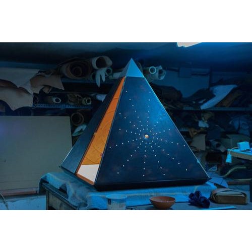 Not Yet Made - Made To Order Leather Starry Pyramid by Oscar Tusquets, 2018 For Sale - Image 5 of 18