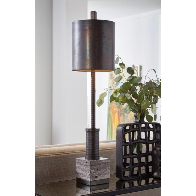 Wildwood Circuit Iron Table Lamp For Sale In Raleigh - Image 6 of 7