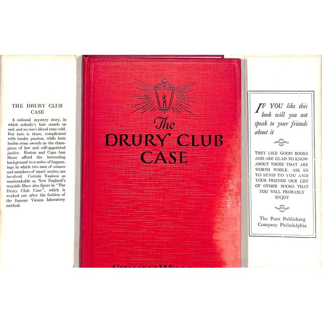 Traditional "The Drury Club Case" Book 1927 Williams, Sidney For Sale - Image 3 of 4
